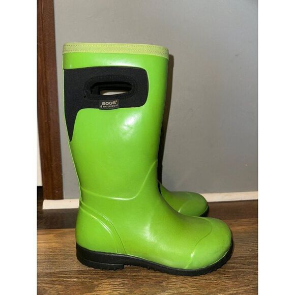 Bogs Tacoma Tall Classic Rain Boots Snow Pull On Waterproof Shoes Size 2 - Picture 3 of 16